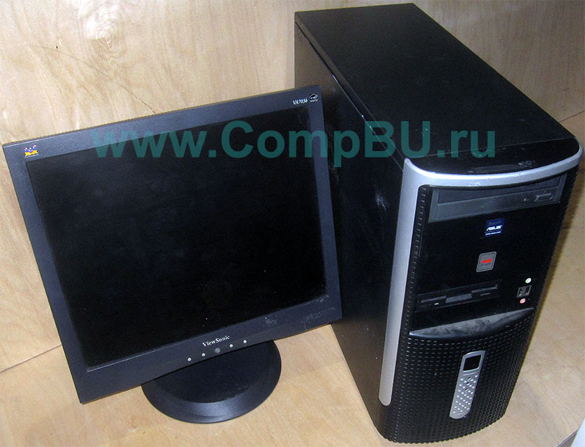 Комплект: одноядерный компьютер Intel Pentium-4 с 1Гб памяти и 17 дюймовый ЖК монитор (Пуршево)